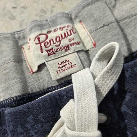 Original PENGUIN by Munsingwear MEN'S GYM SHORTS * Drawstring Waist * LARGE - Picture 3 of 4